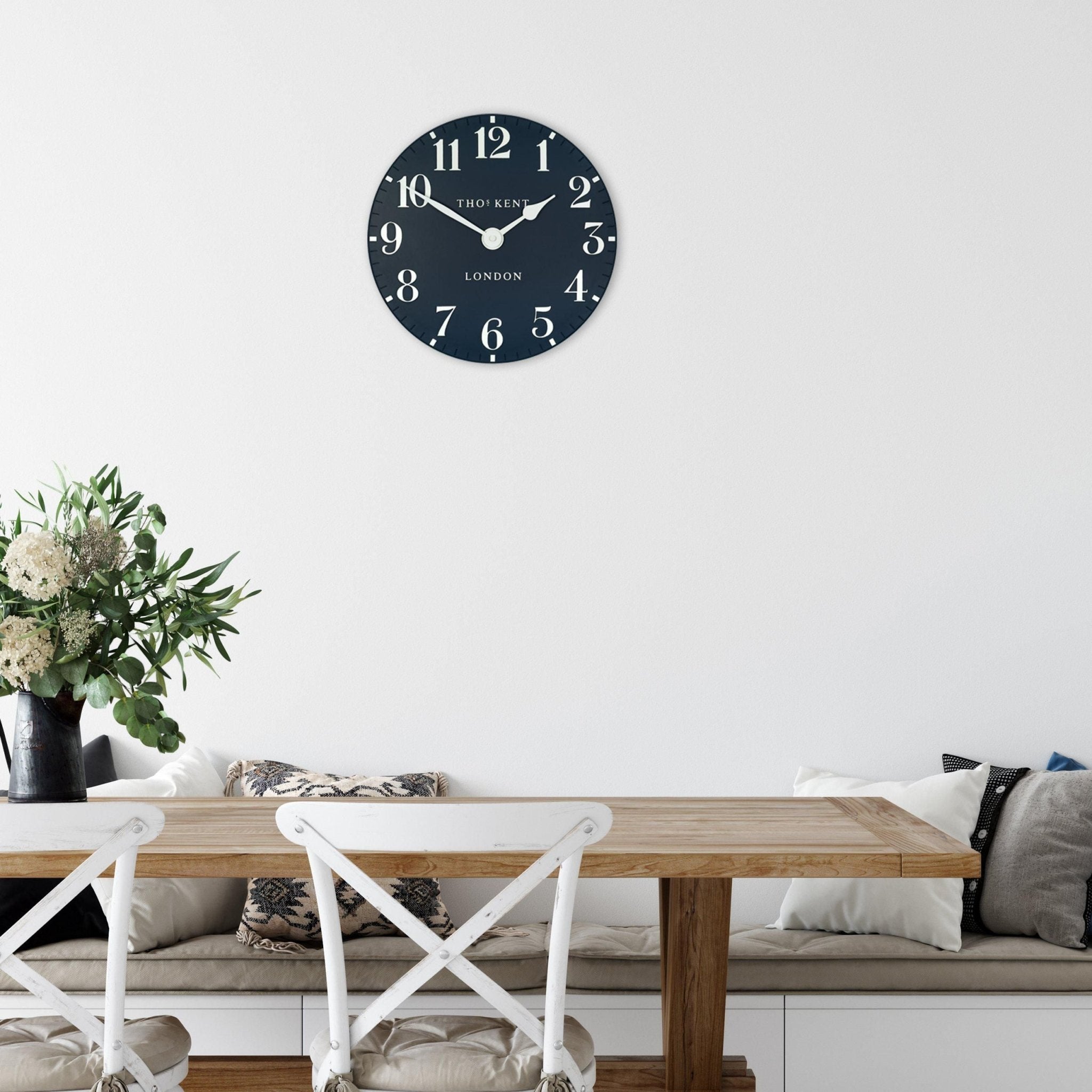 12'' Arabic Wall Clock, Ink