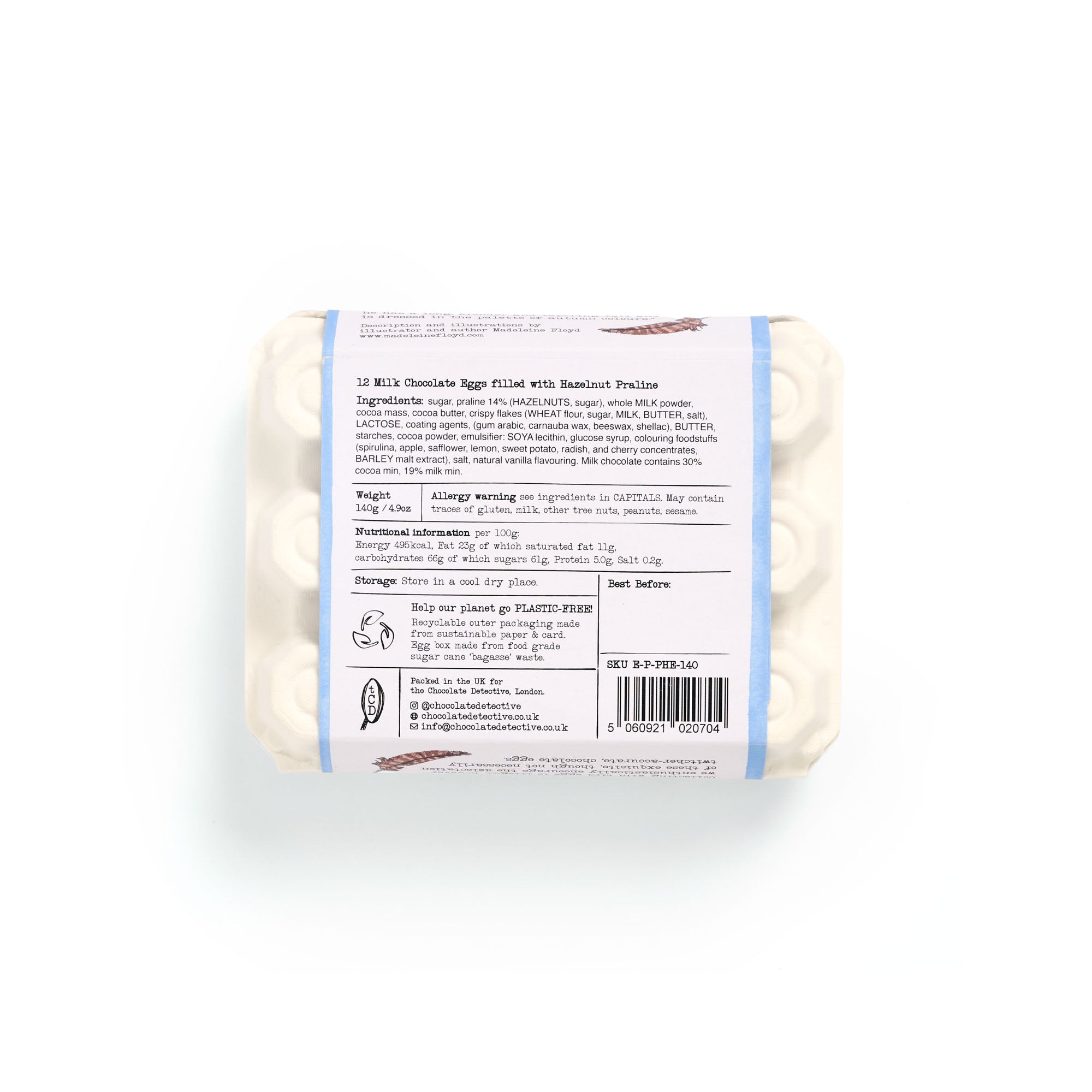 12 Chocolate Pheasant Eggs 150g