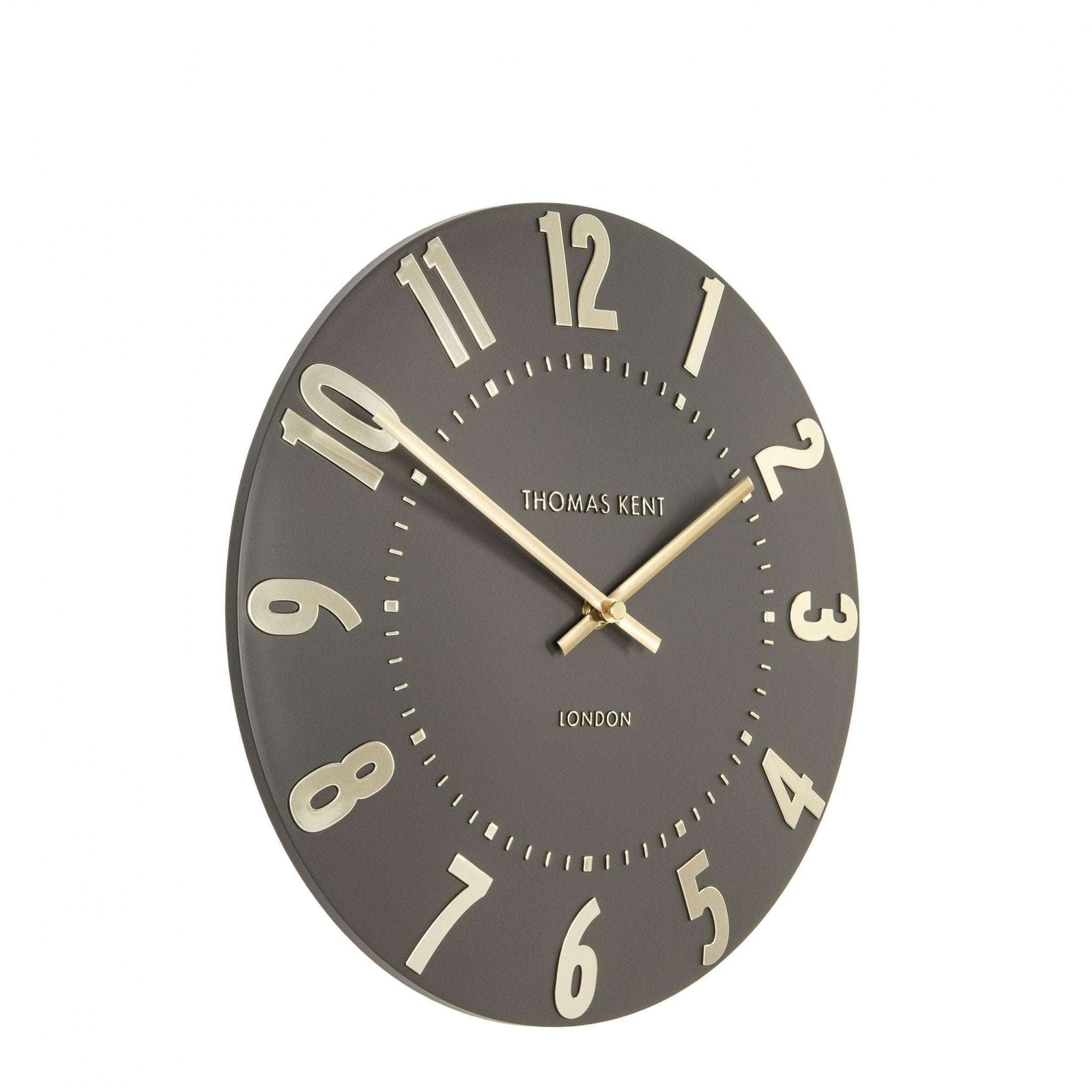 12'' Mulberry Wall Clock, Espresso