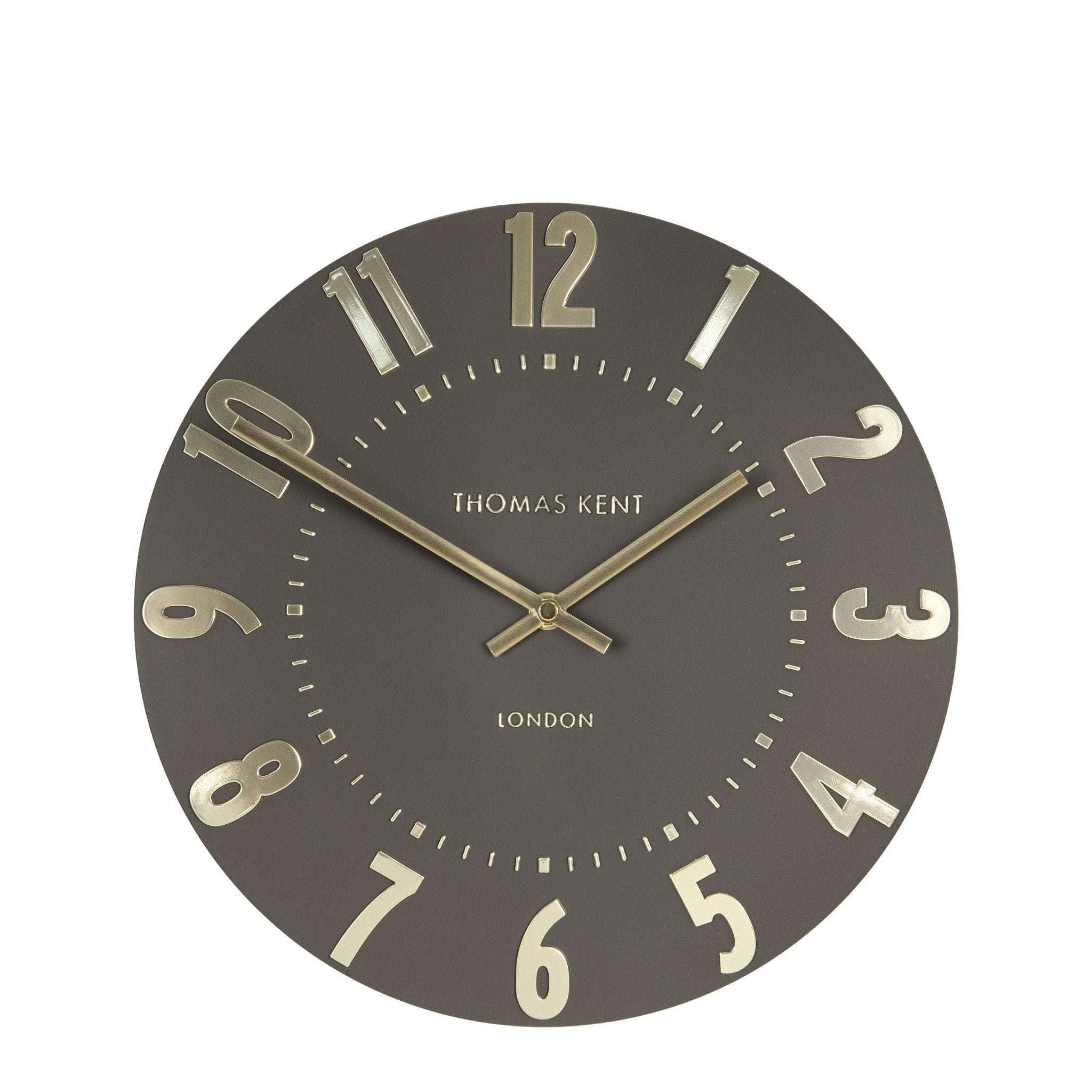 12'' Mulberry Wall Clock, Espresso