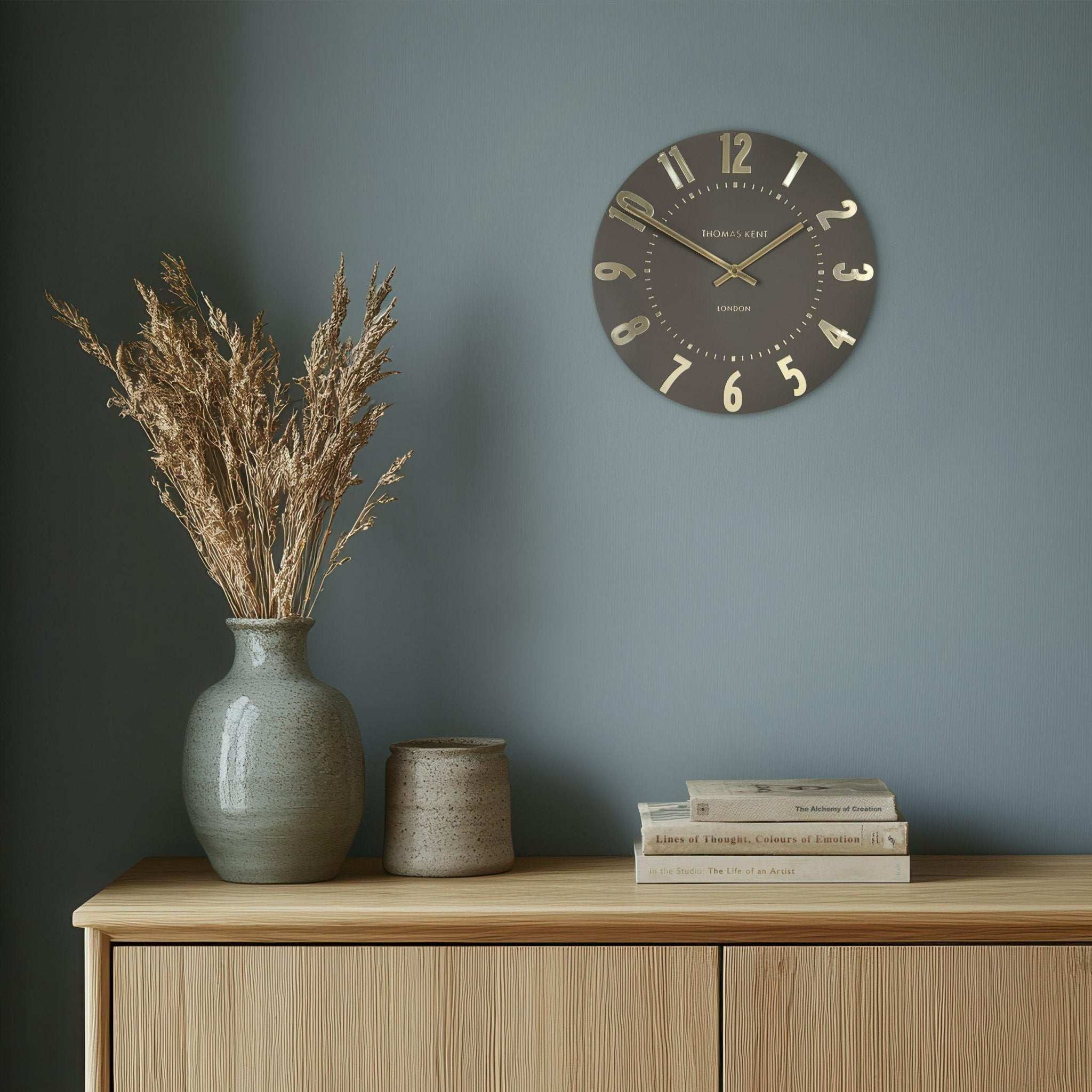 12'' Mulberry Wall Clock, Espresso