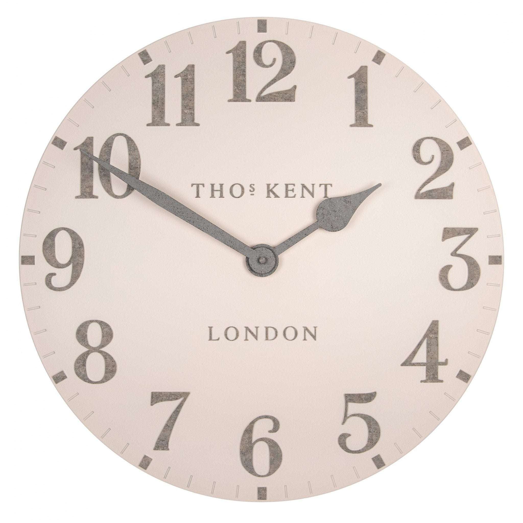 20" Arabic Wall Clock, Shy Pink