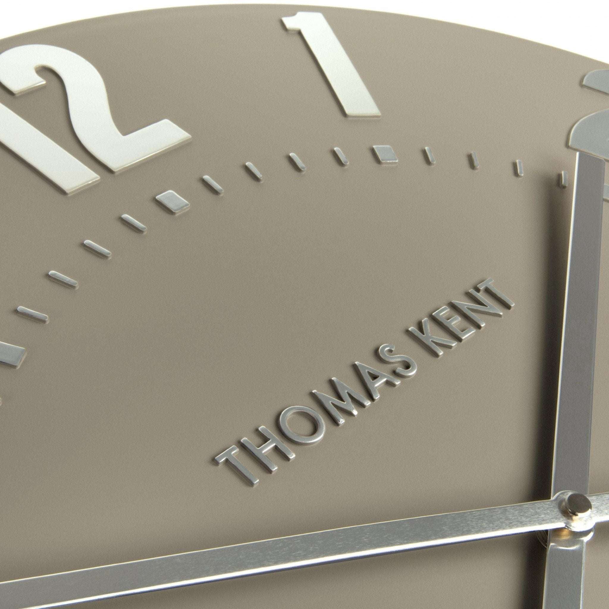 20'' Mulberry Wall Clock, Mocha