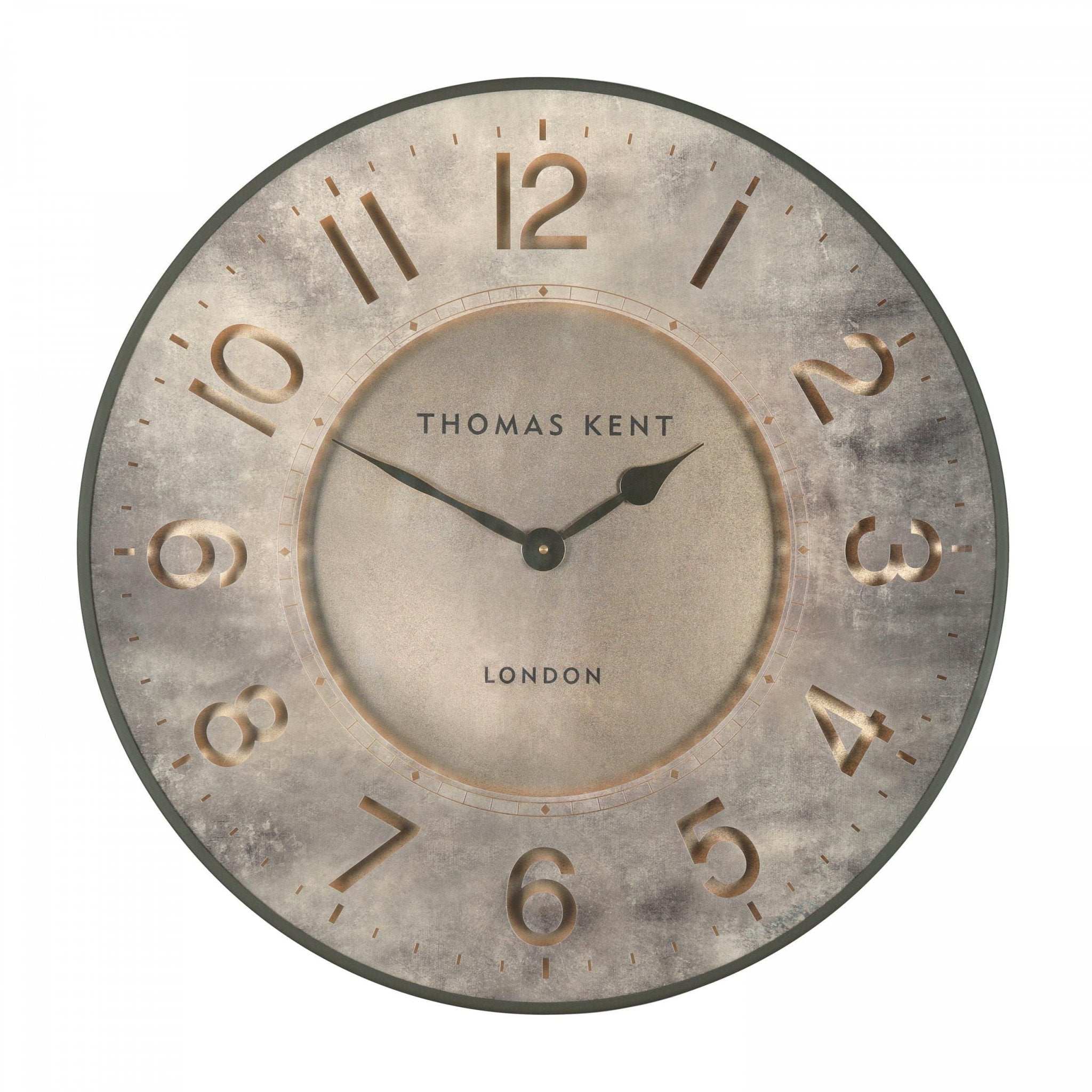 21" Wall Clock Harvest Gold