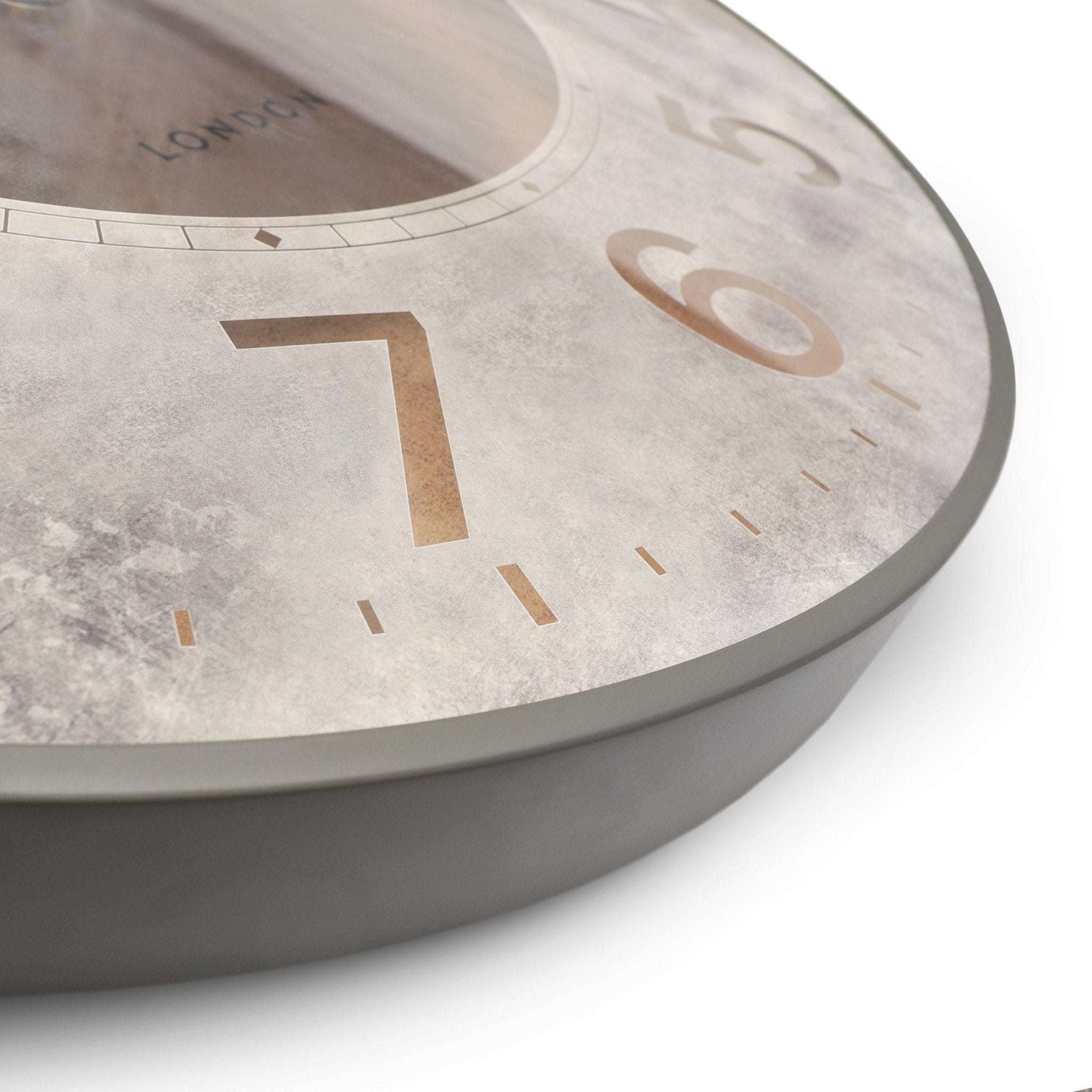 30" Wall Clock Harvest Gold