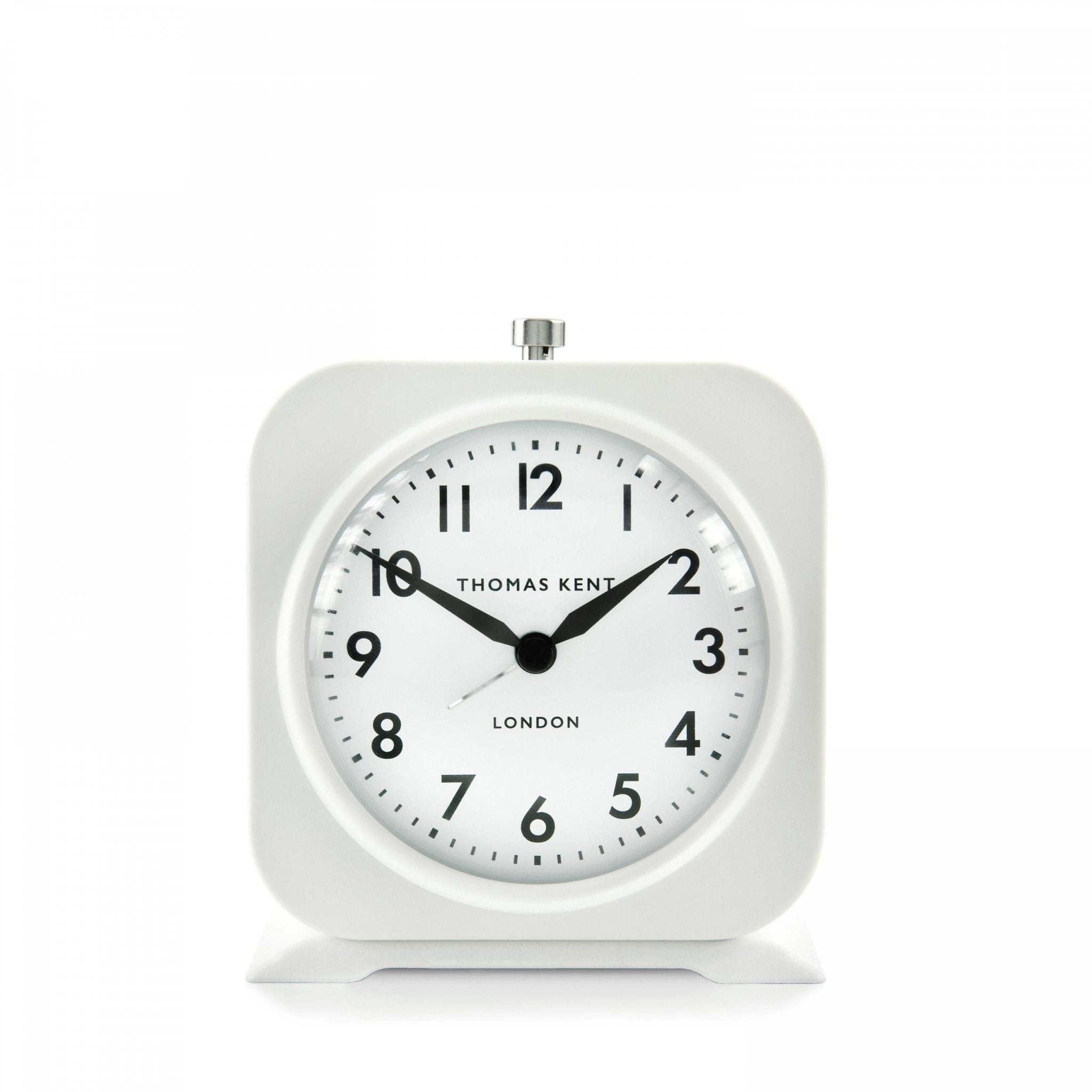 5" Finch Alarm Clock Snowberry White