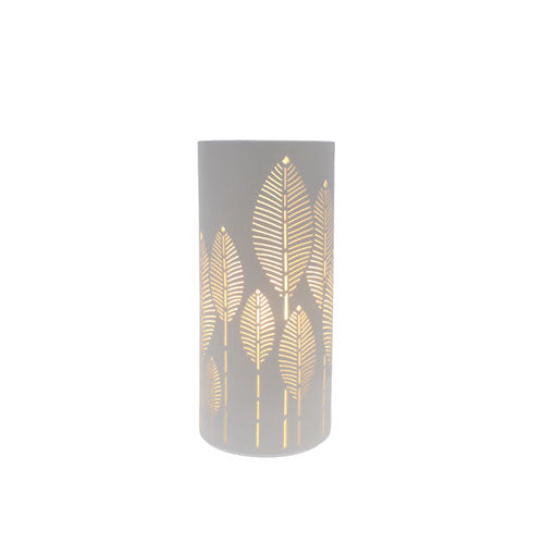 Ceramic Table Lamp, Botanical Leaf