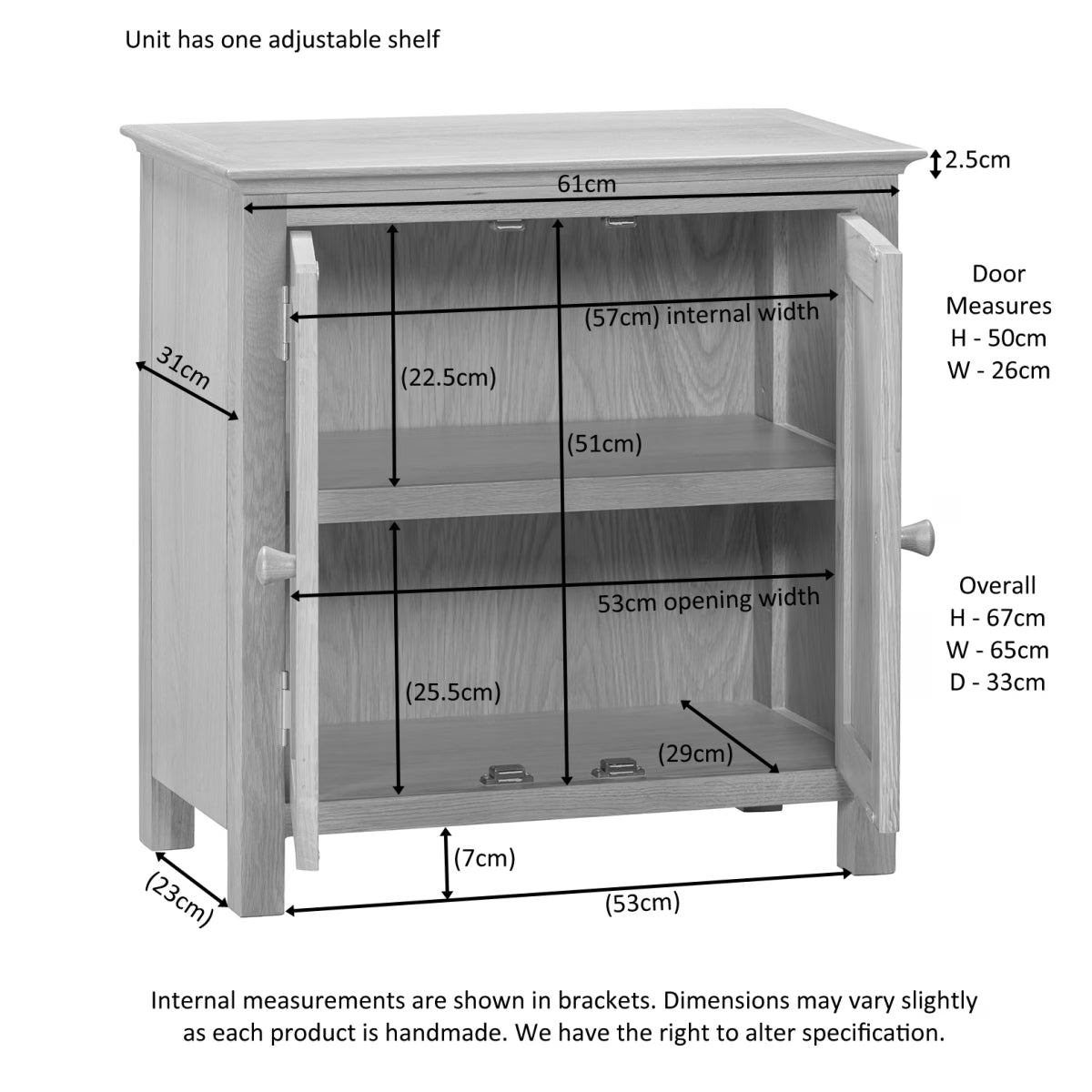 Malmo 2 Door Cupboard