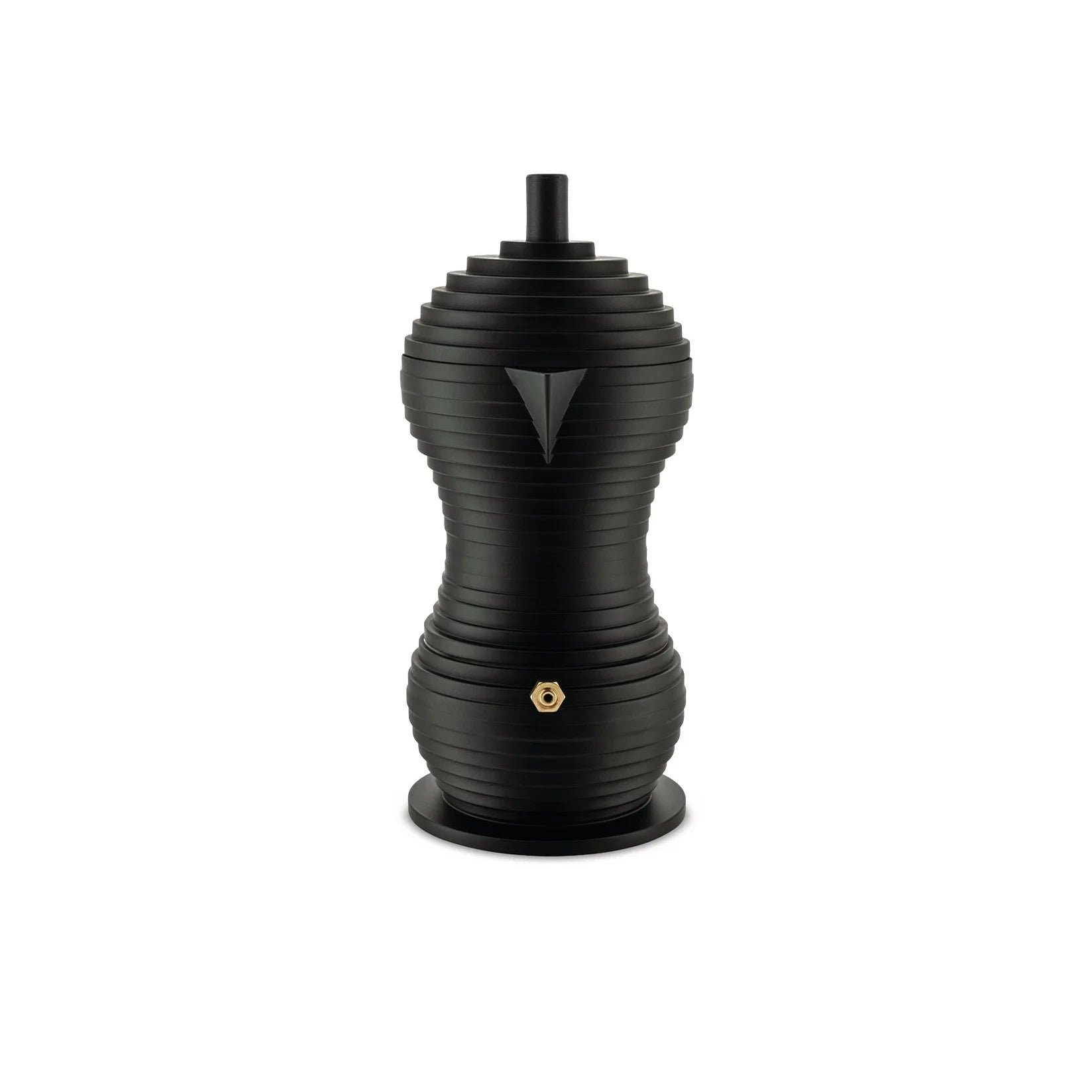 Alessi Black Pulcina Espresso Coffee Maker, 3 Cup