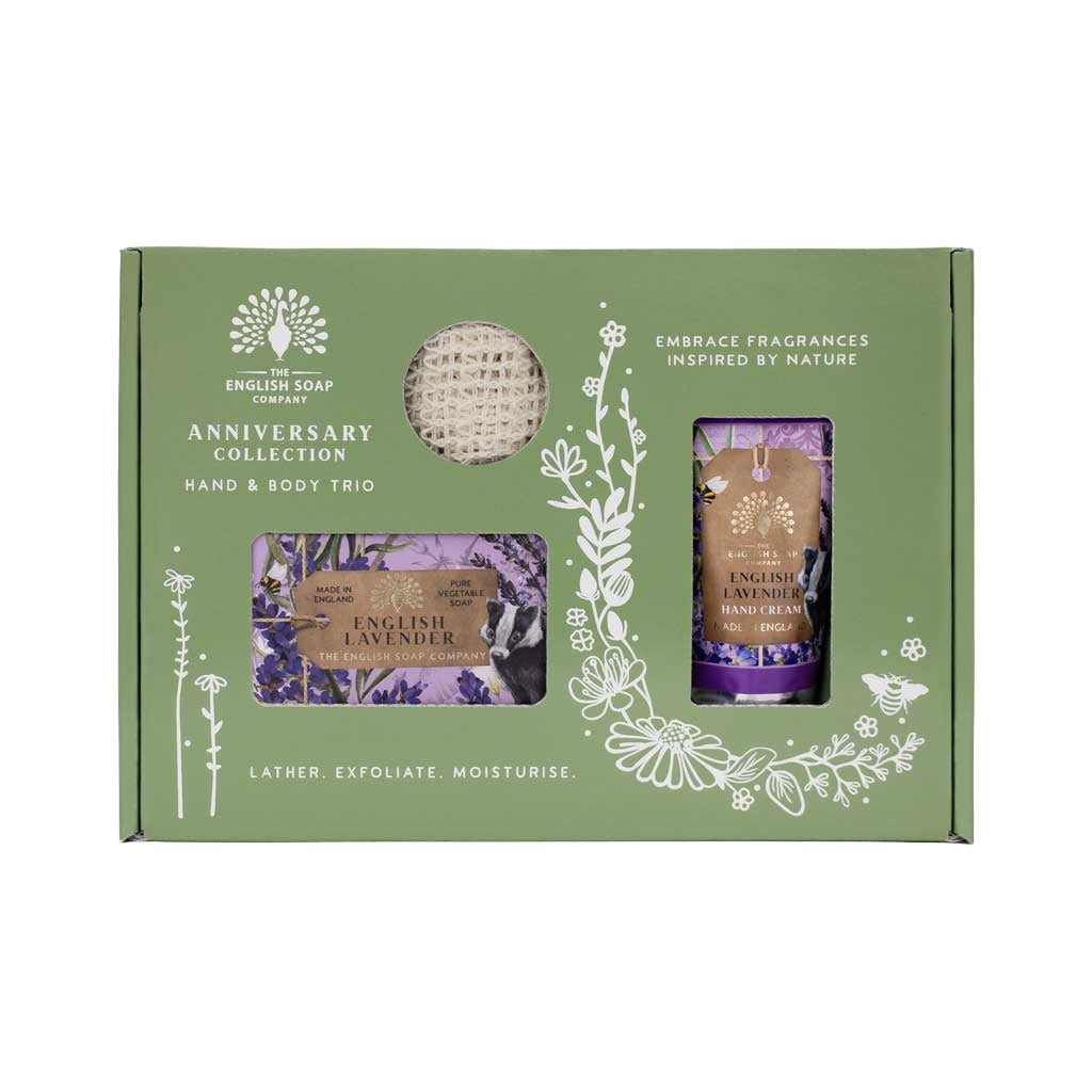 Anniversary English Lavender Hand & Body Trio Gift Set