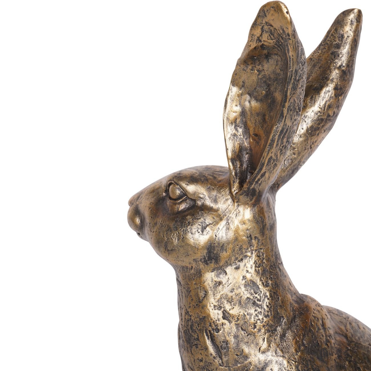 Antique Style Large Sitting Hare Sculpture