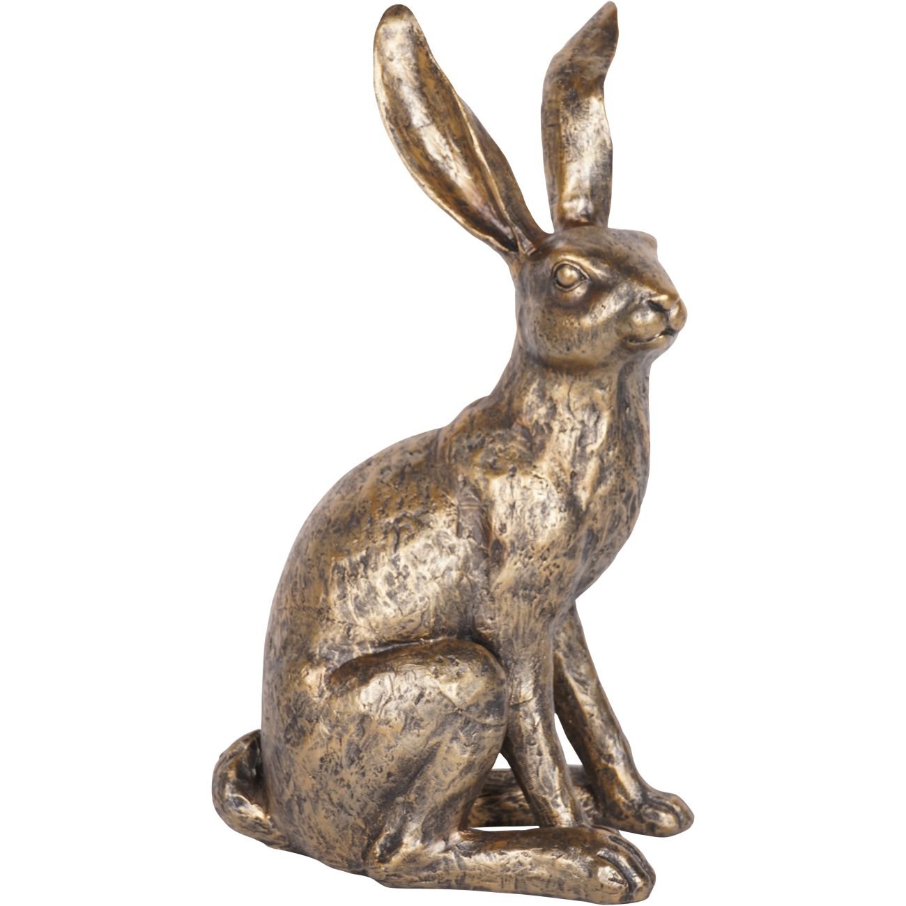 Antique Style Large Sitting Hare Sculpture