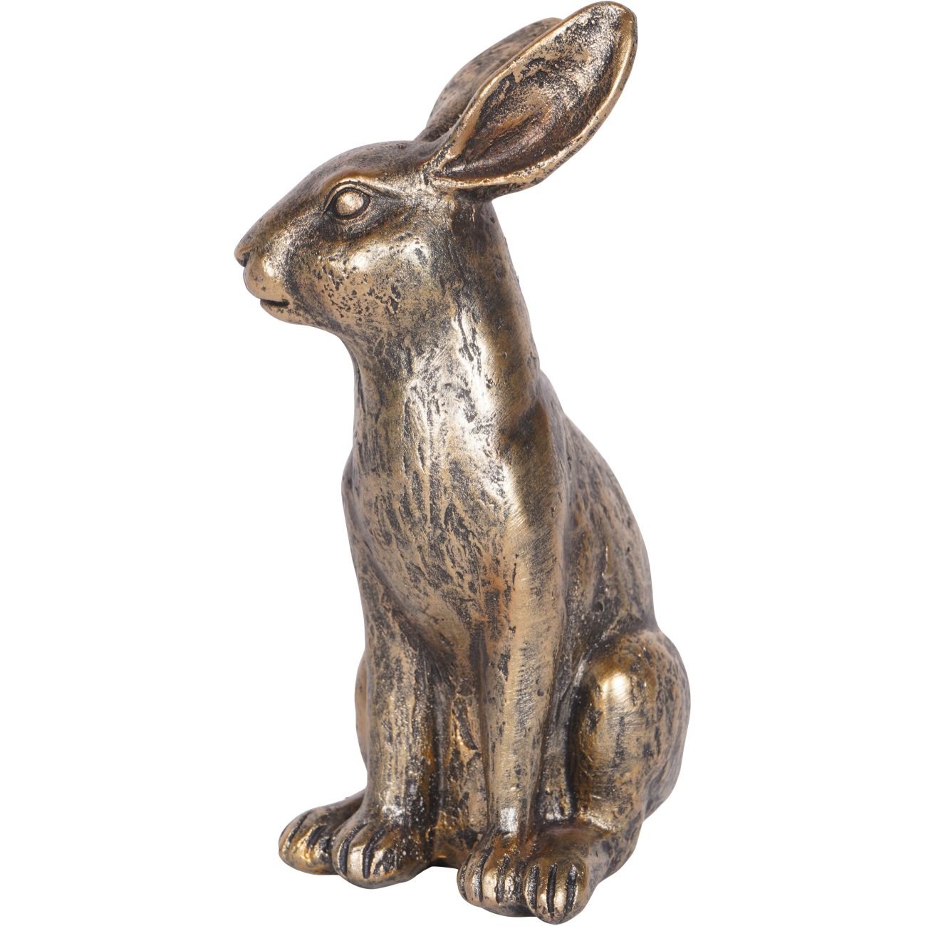 Antique Style Small Sitting Hare Sculpture
