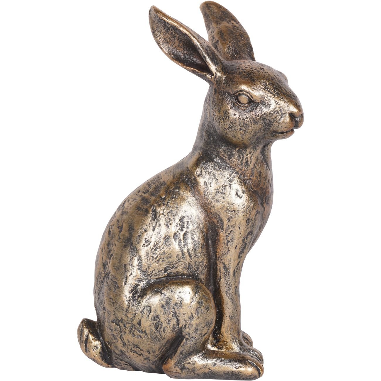 Antique Style Small Sitting Hare Sculpture