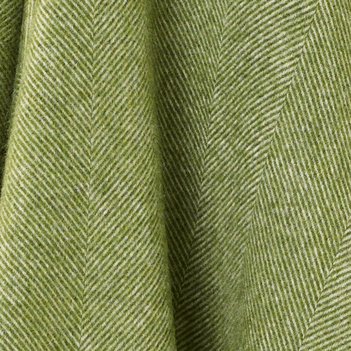 Apple Shetland Herringbone Throw by Bronte