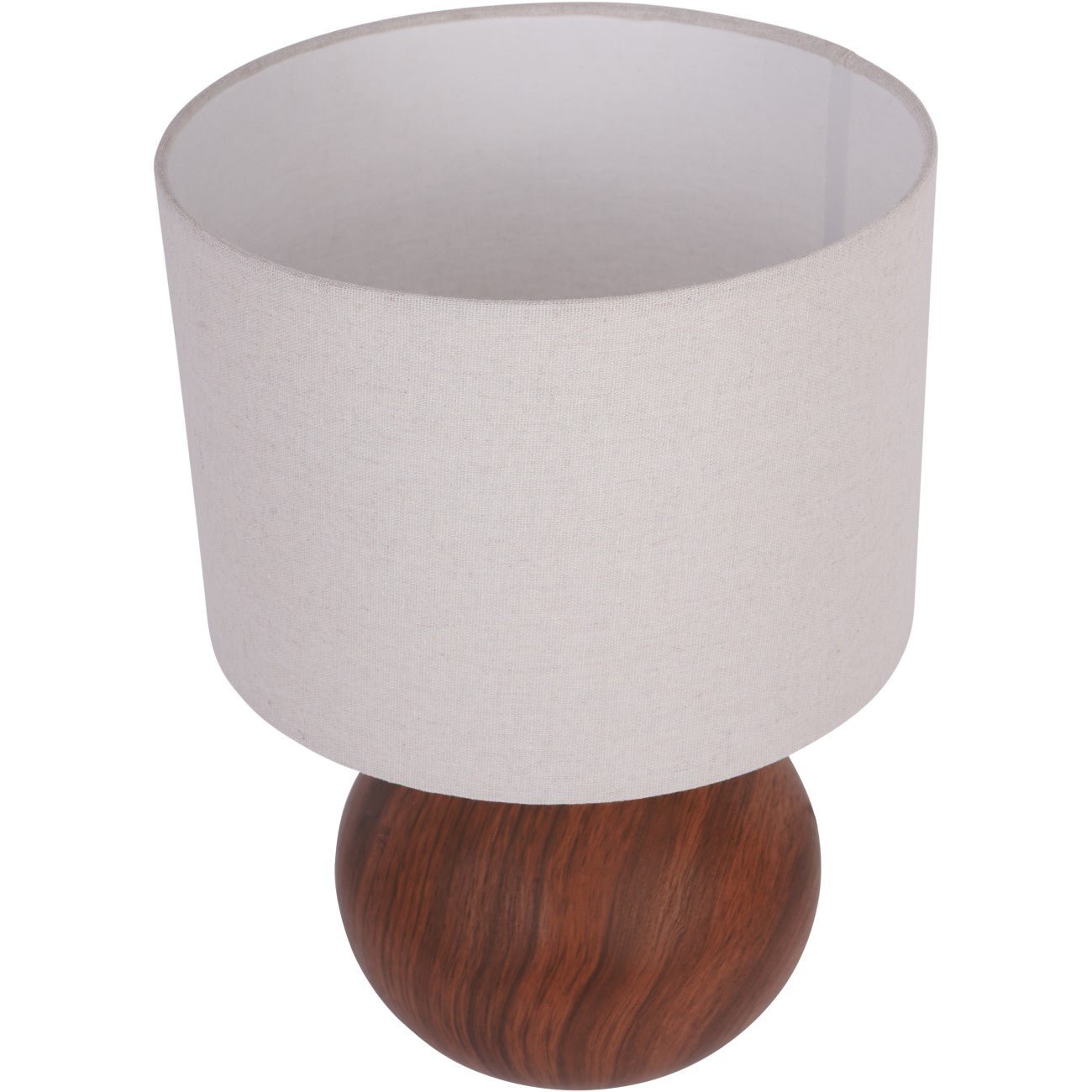 Ashford Wood Effect Ceramic Table Lamp with Shade