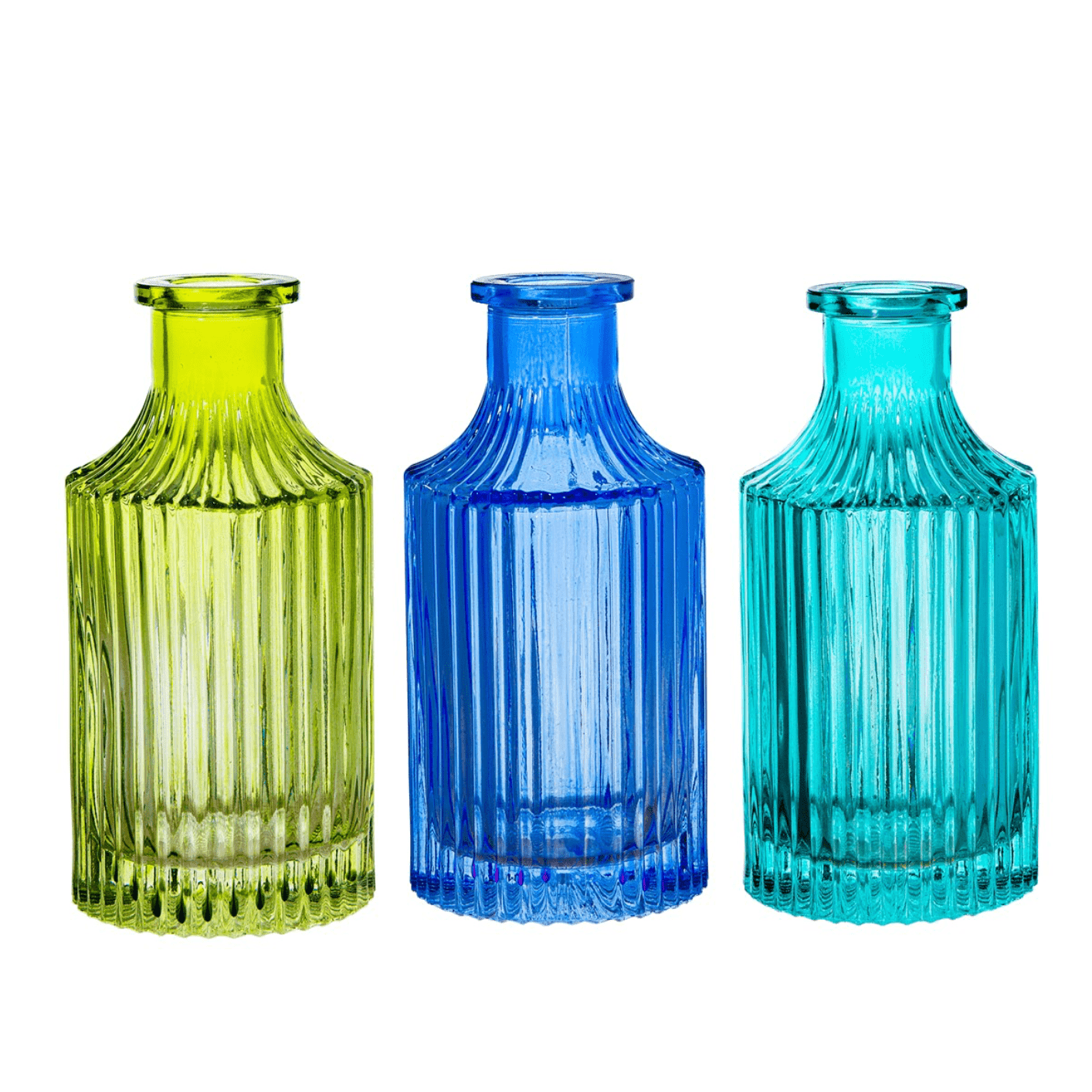 Assorted Reeded Bottle Vase