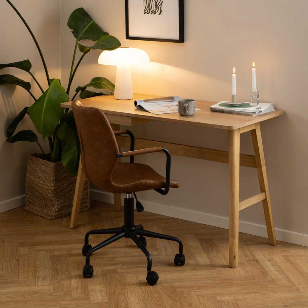 Barrett Oak Desk