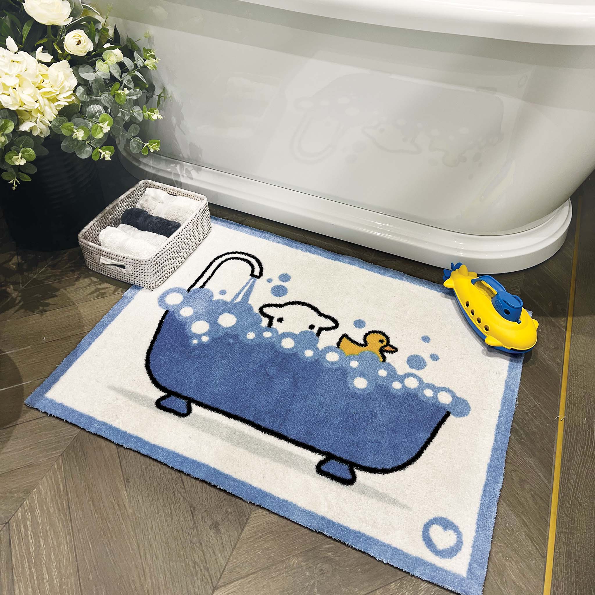 Bathtime Herdy Bath Mat