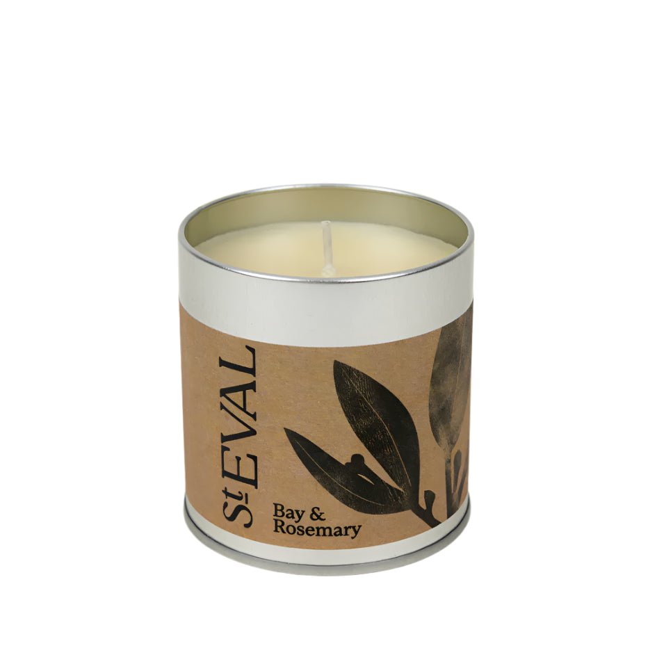 Bay & Rosemary Scented Tin Candle