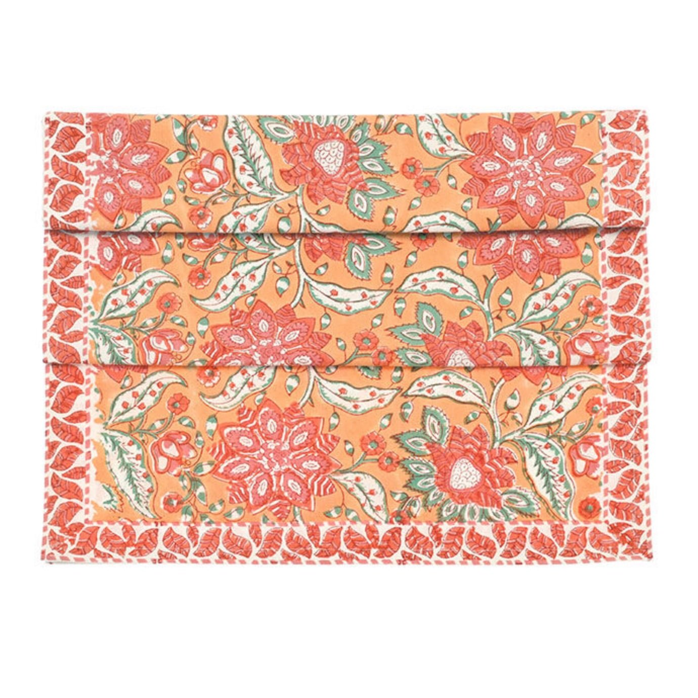 Beatrice Handblock Print Table Runner