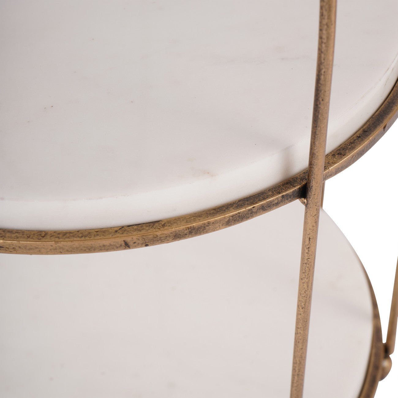 Belvedere Gold 2 Tiered Stand