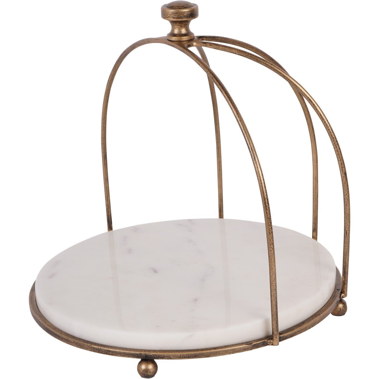 Belvedere Gold Single Tier Stand