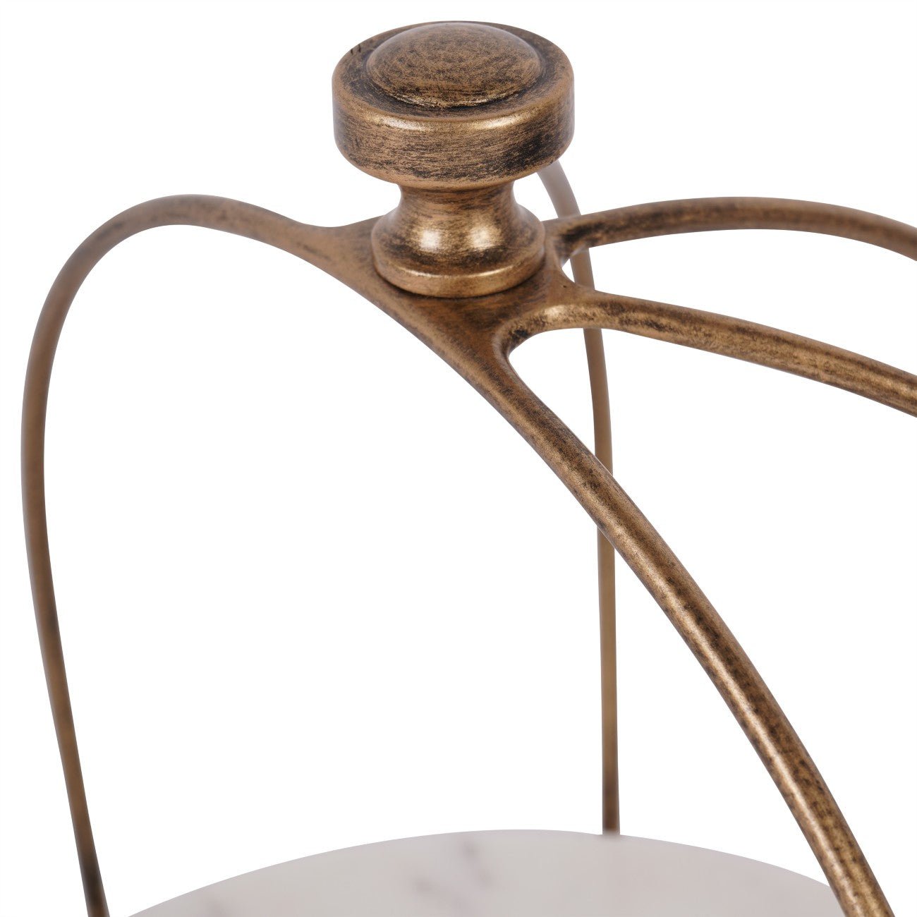 Belvedere Gold Single Tier Stand