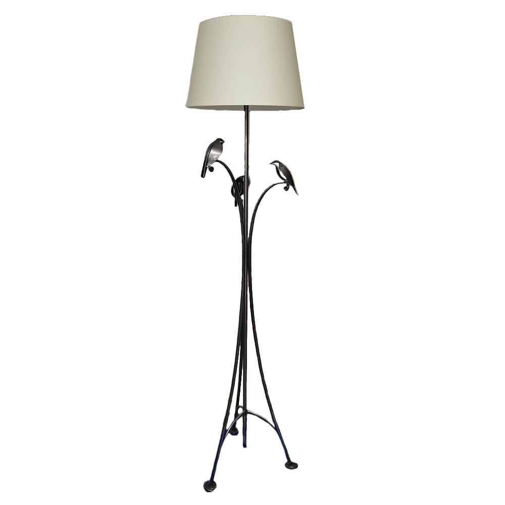 Bird Standard Lamp with 18" Shade