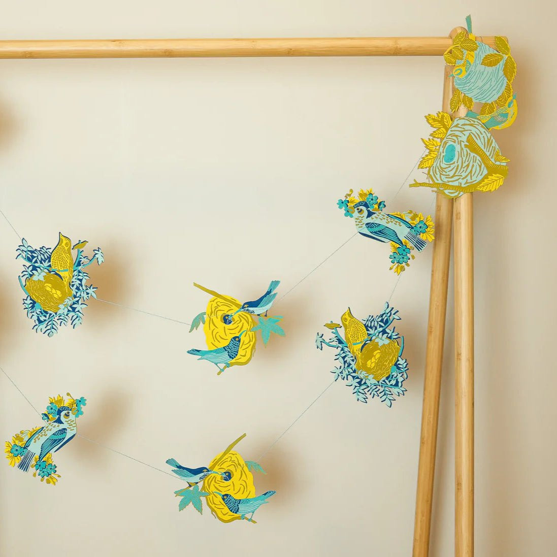 Birds Nest Paper Garland
