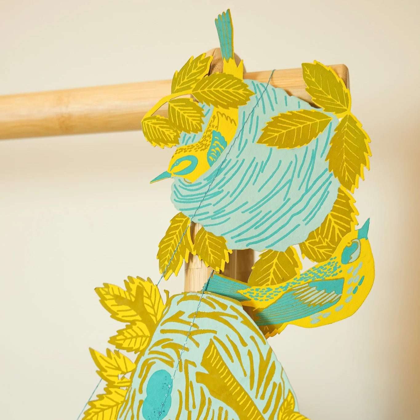 Birds Nest Paper Garland