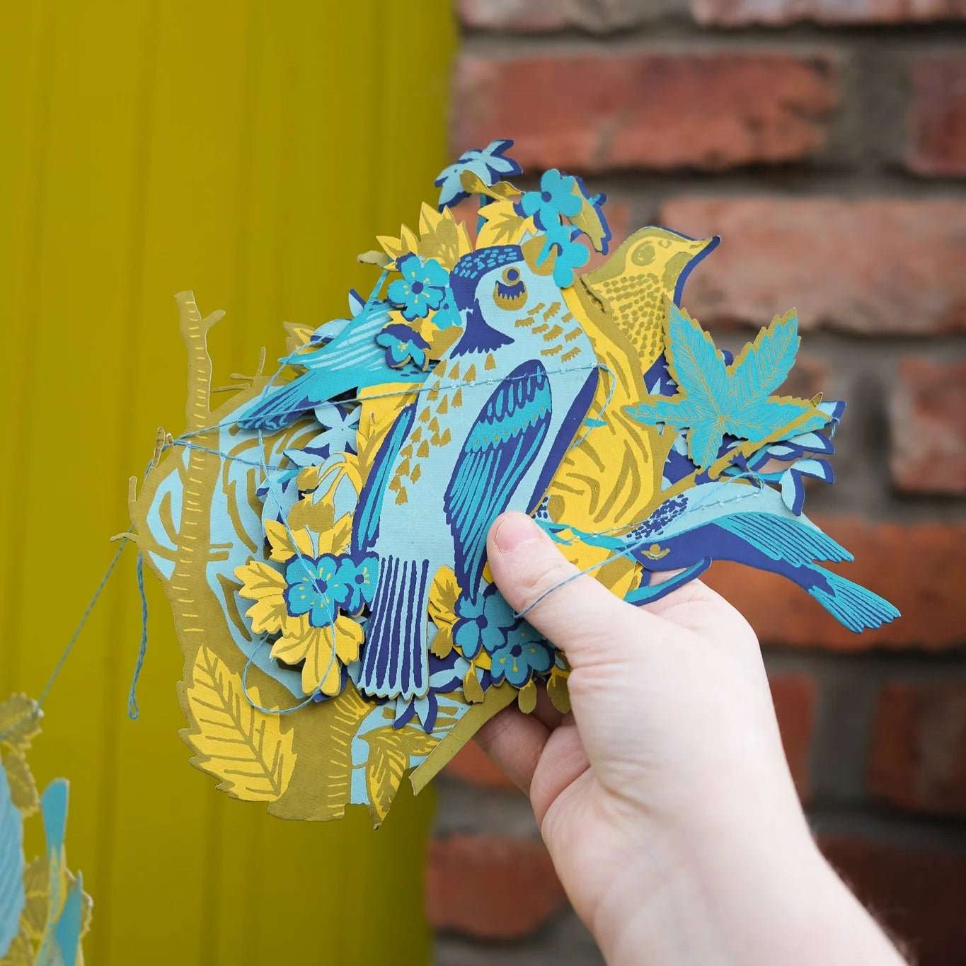 Birds Nest Paper Garland