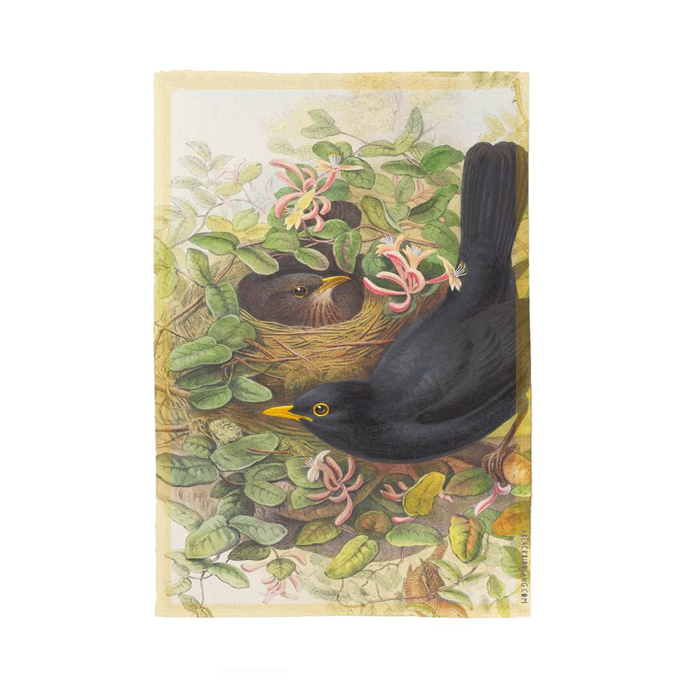 Blackbird Tea Towel