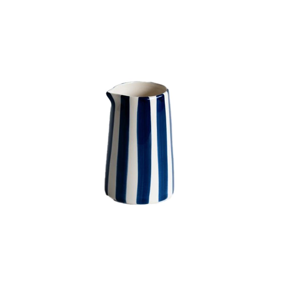 Blue Candy Stripe Creamer Jug