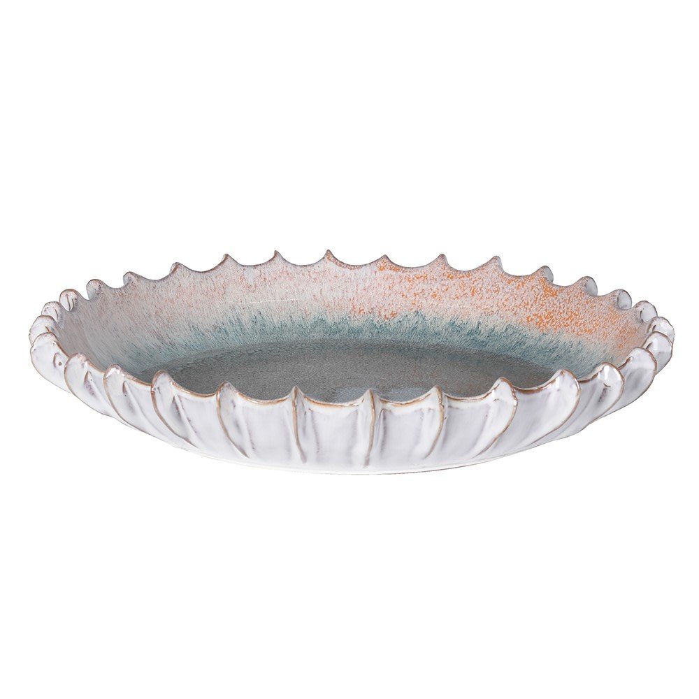 Blue Ombre Ridged Plate