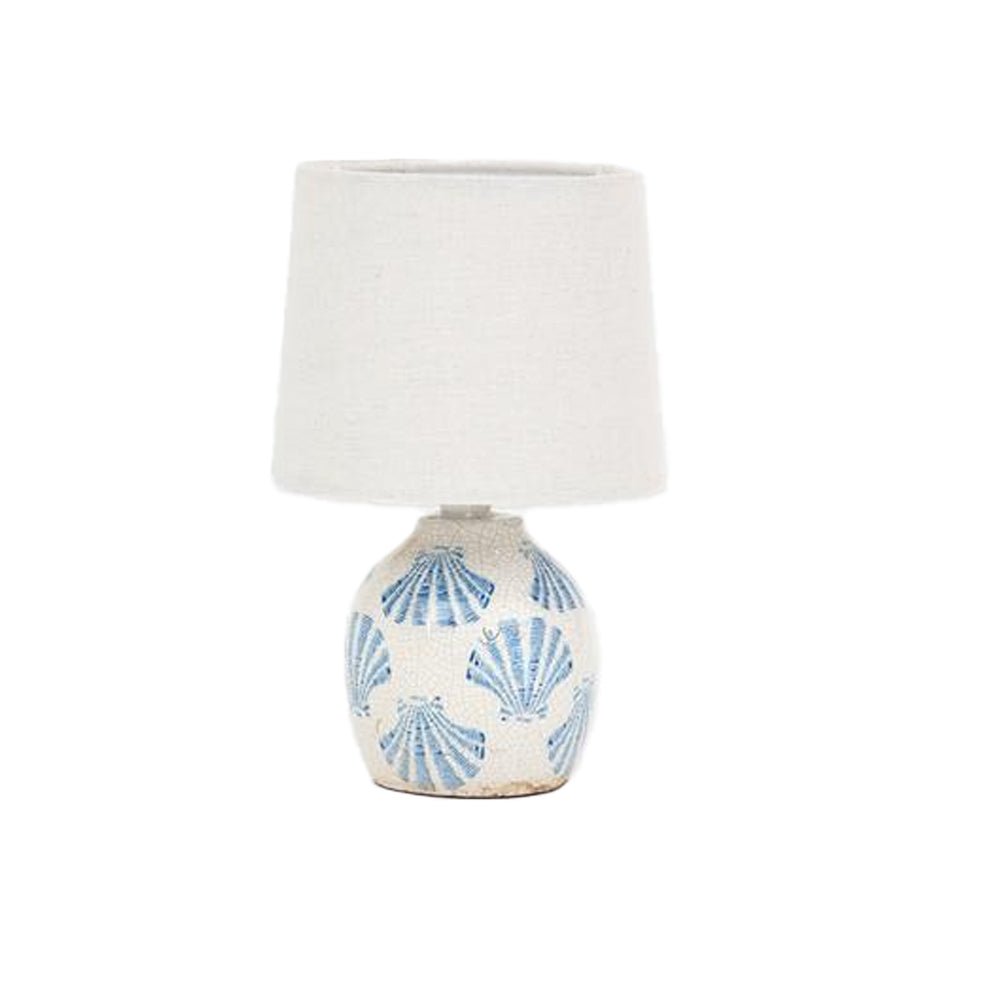 Blue Shell Lamp, Small