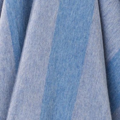 Blue Stripe Throw by Bronte