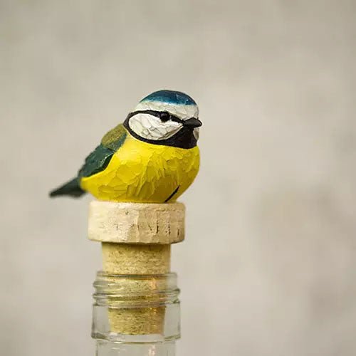 Blue Tit Bottle Stopper