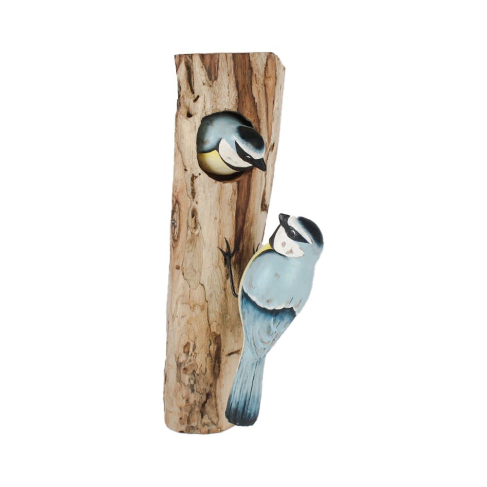 Blue Tit Family Stump - Angela Reed -