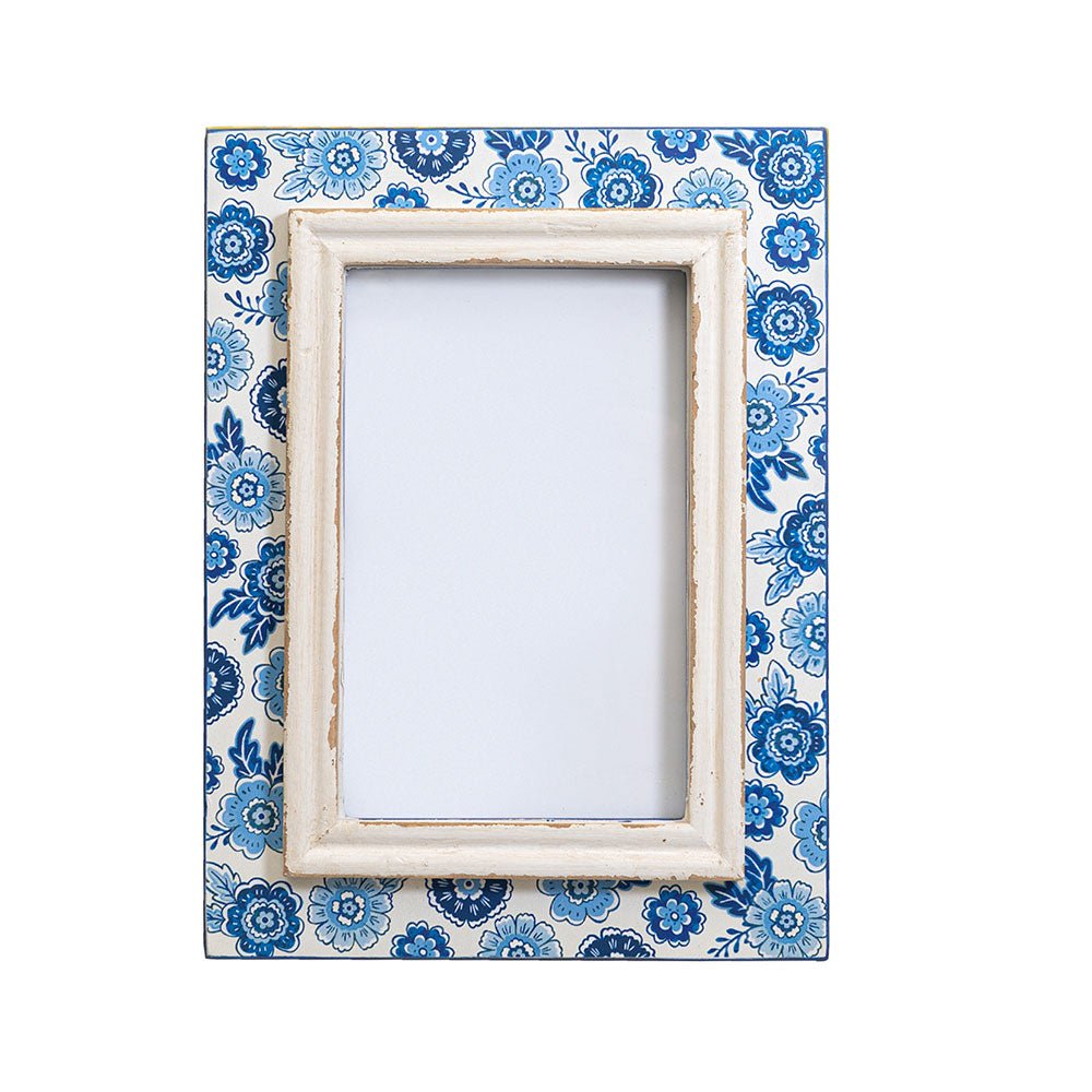Blue Willow Photo Frame