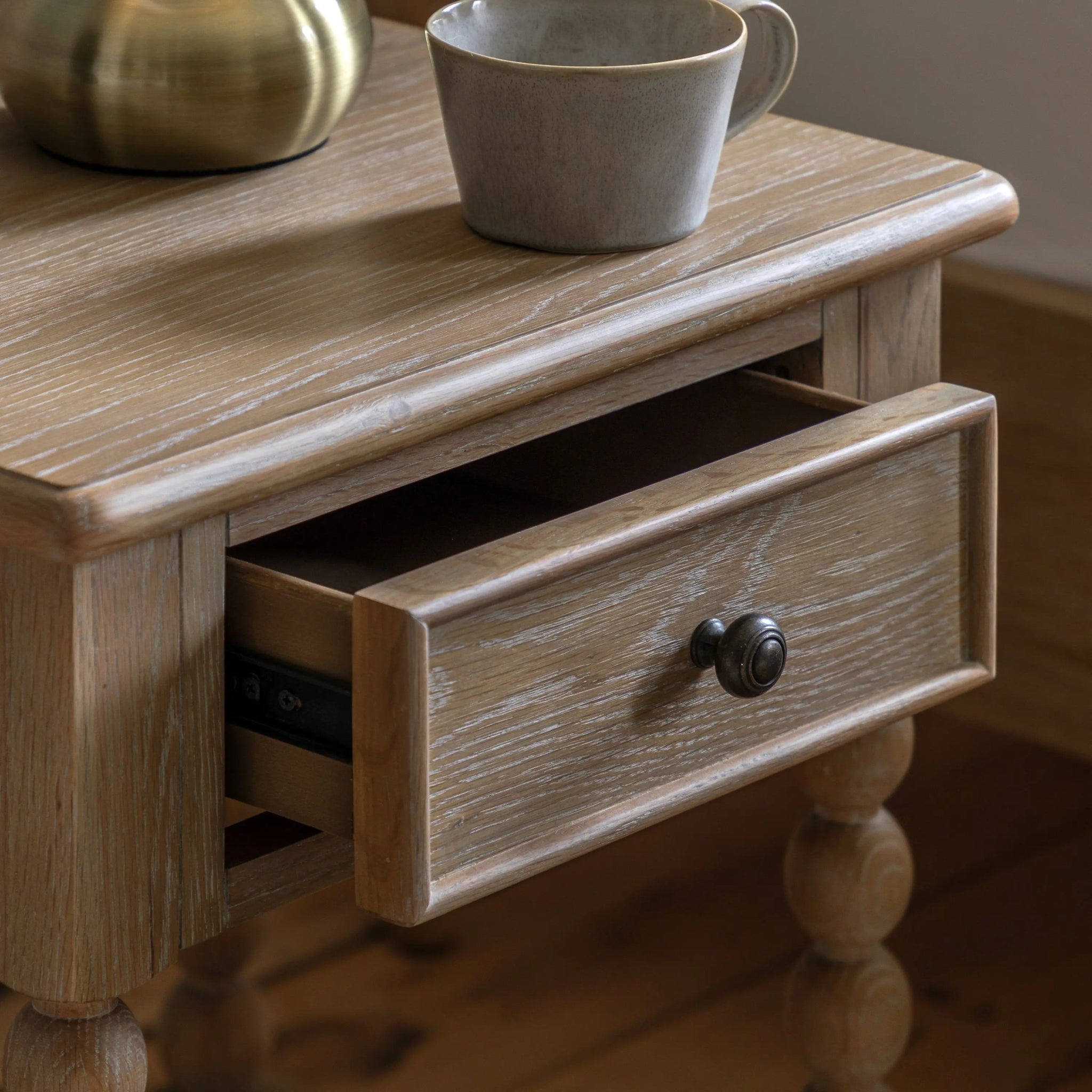 Bobbin 1 Drawer Bedside