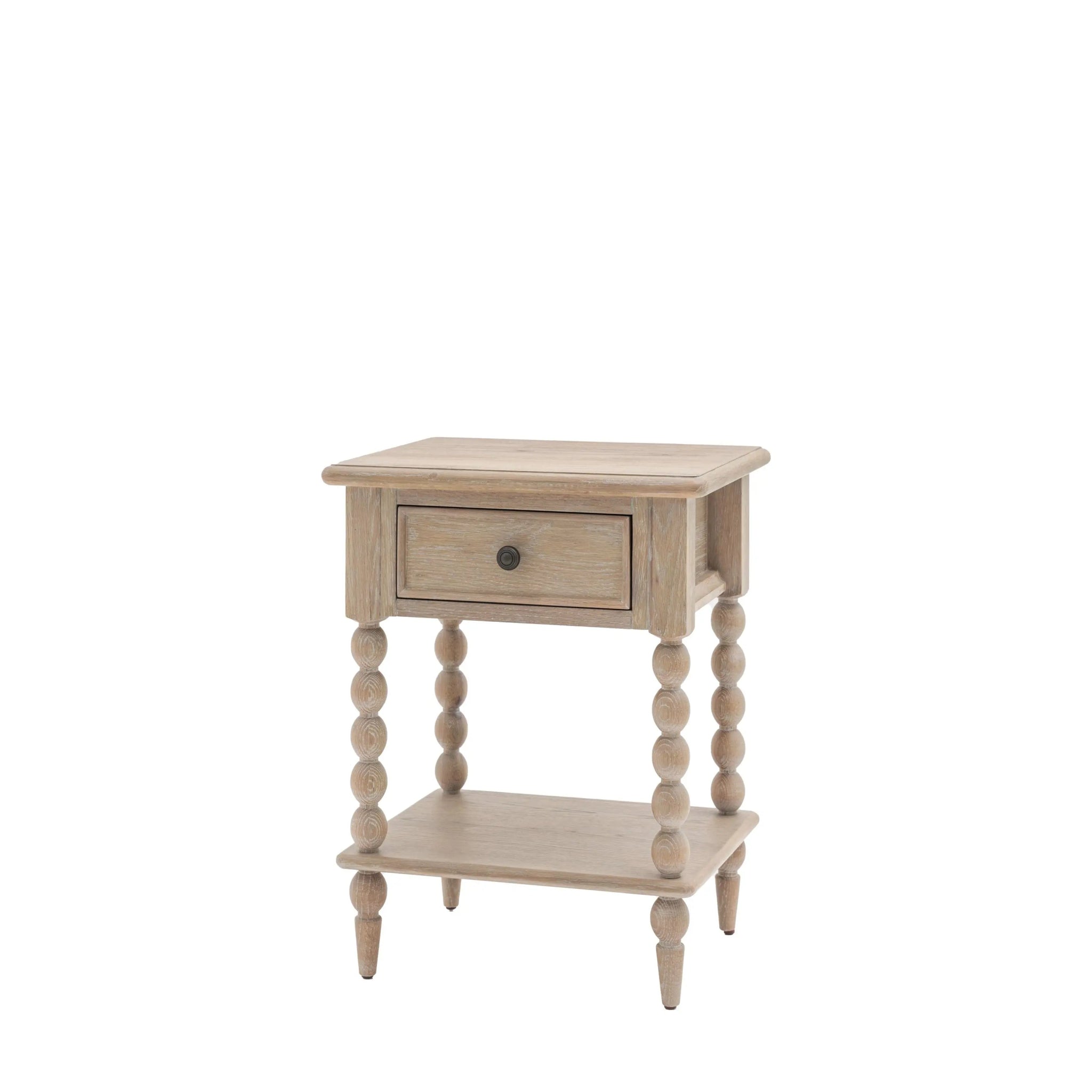 Bobbin 1 Drawer Bedside