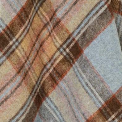 Bramble and Willow Green Plaid Throw by Bronte