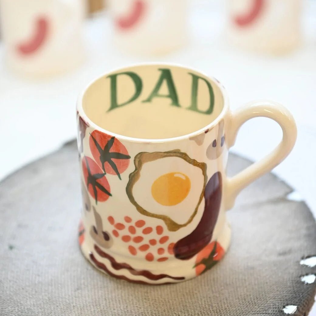 Breakfast Dad Mug, 1/2 Pint