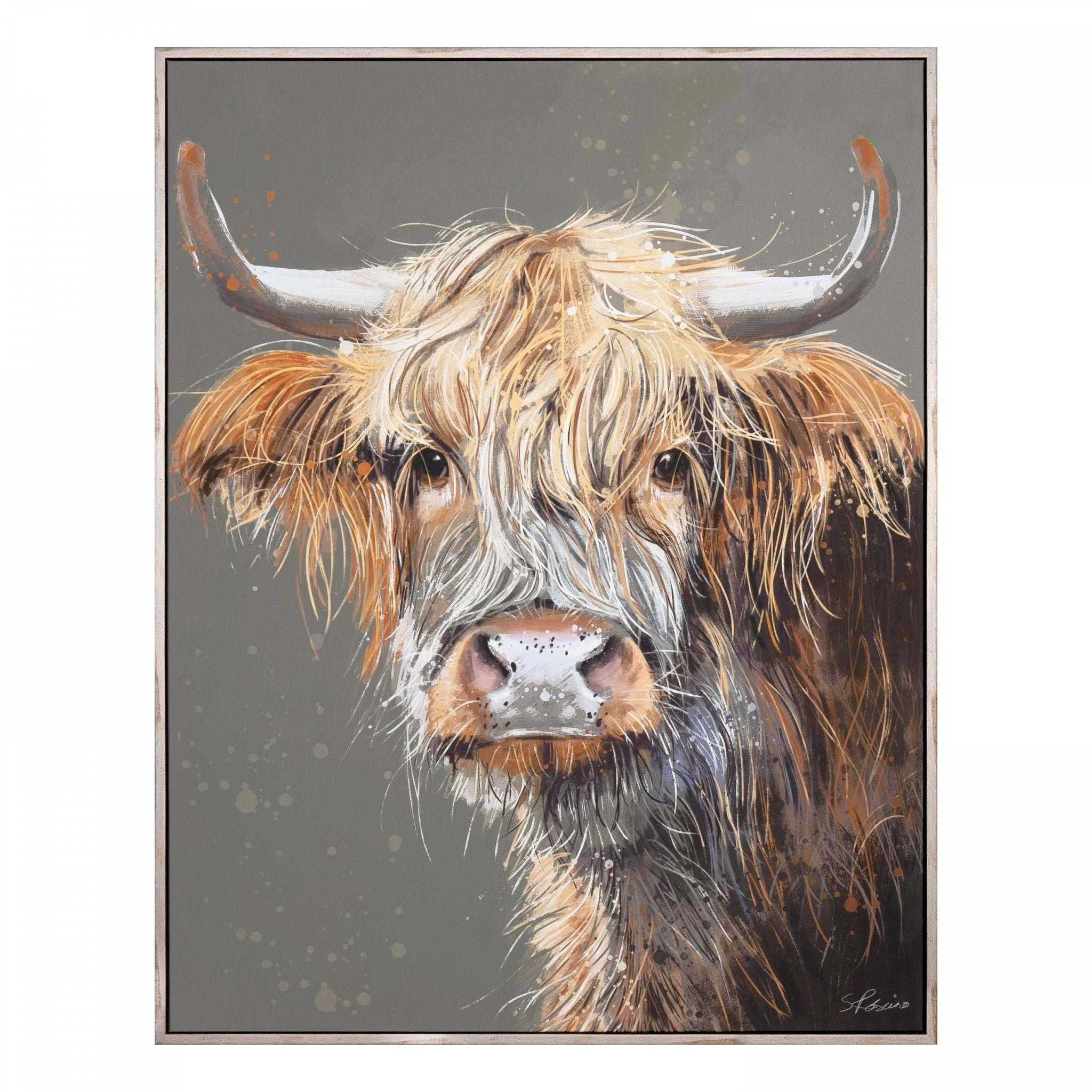 Brodie Highland Cow Artwork