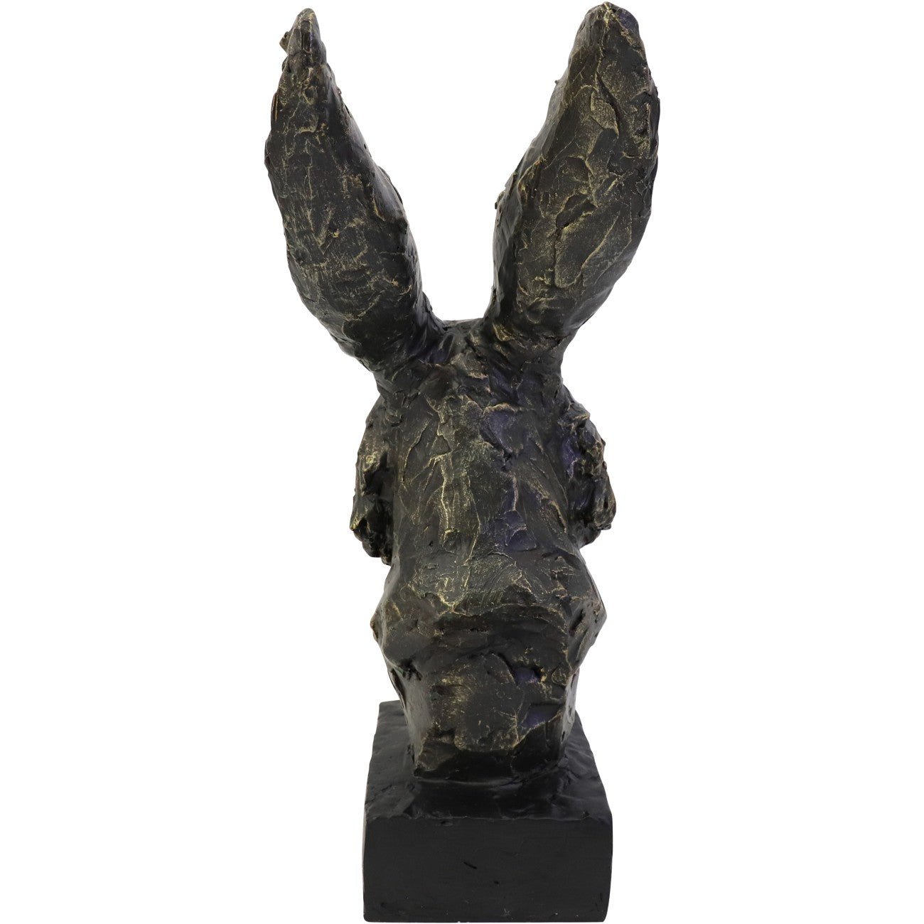 Bronze Style Rabbit Head Sculpture