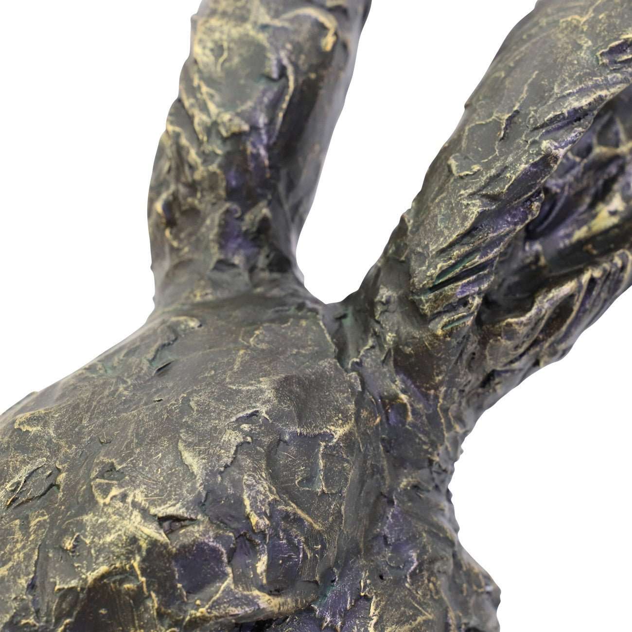 Bronze Style Rabbit Head Sculpture