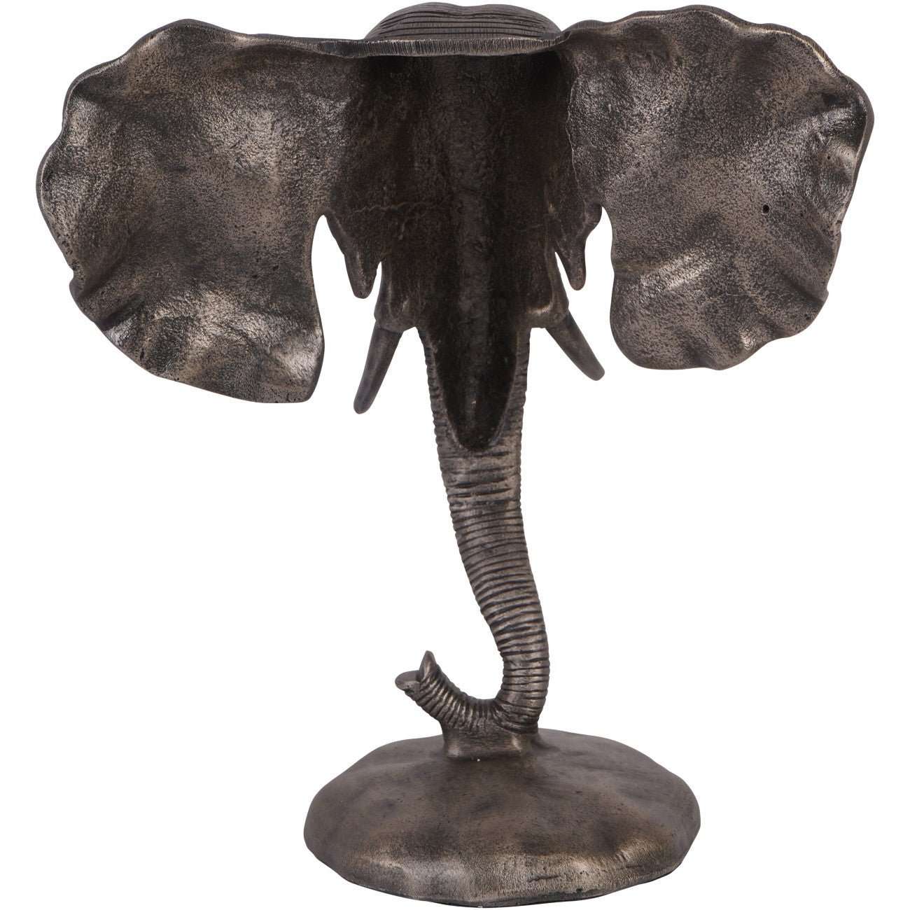 Cast Aluminium Elephant Sculpture