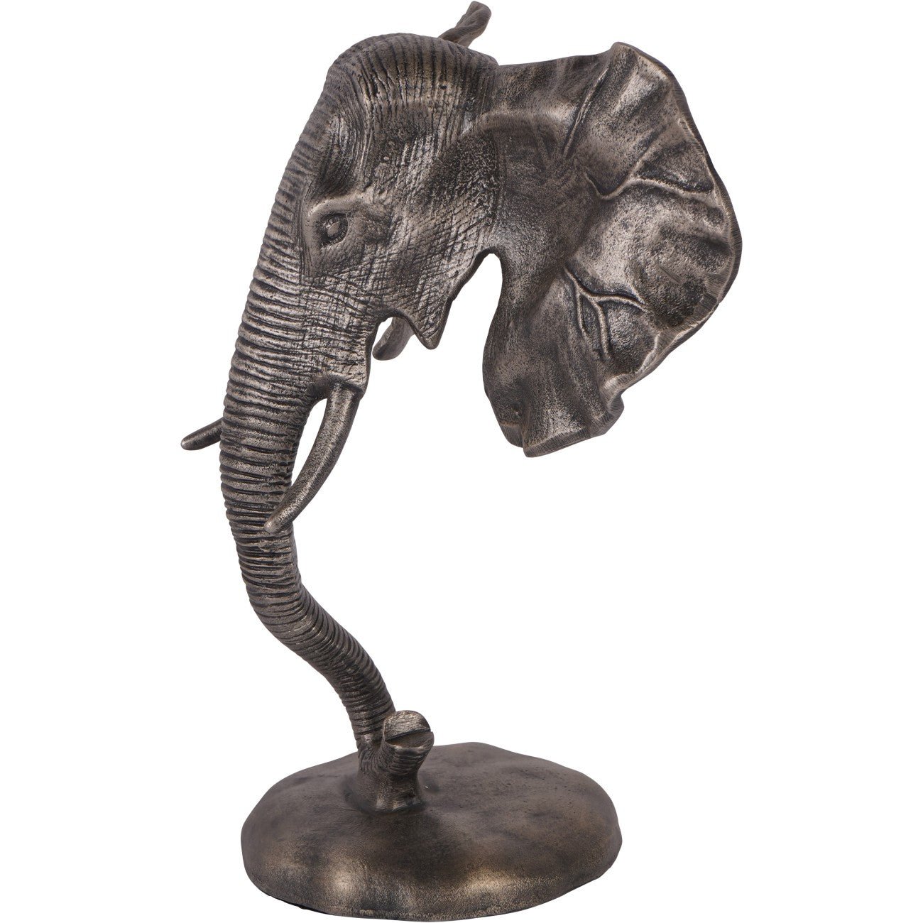 Cast Aluminium Elephant Sculpture