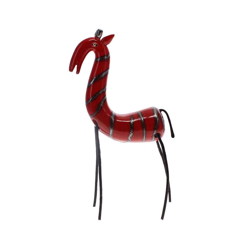 Ceramic Giraffe, Red